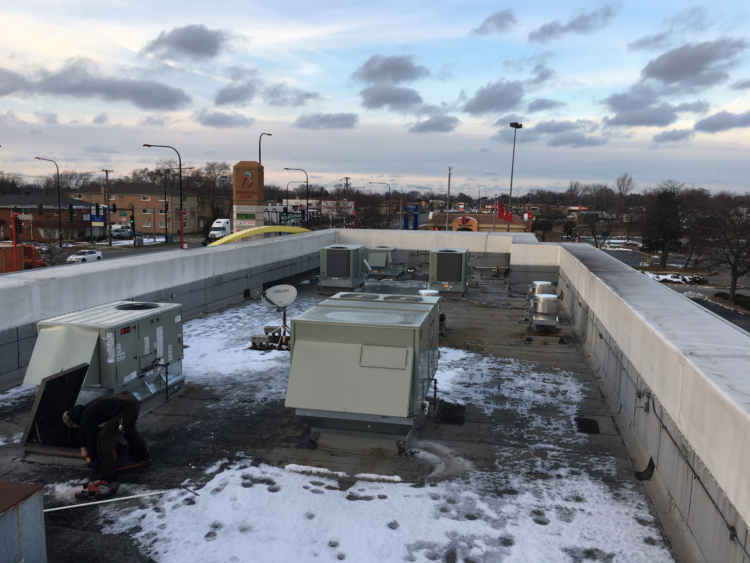 Ventilators on a Rooftop